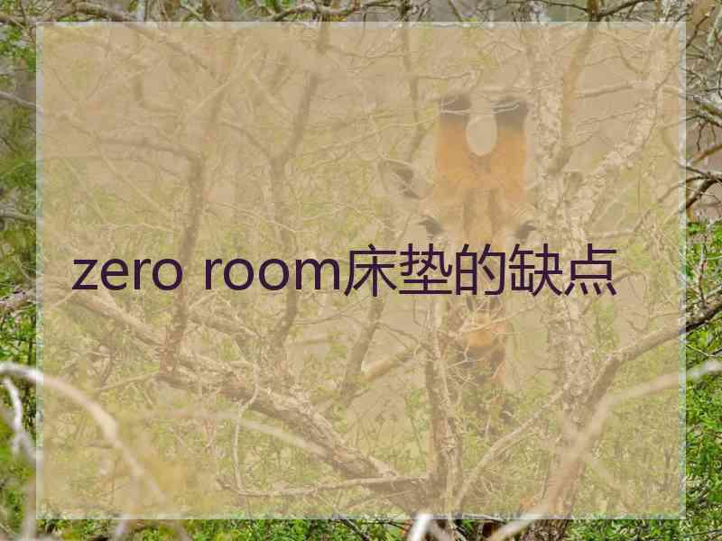 zero room床垫的缺点 zero room床垫的缺点