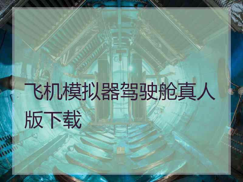 飞机模拟器驾驶舱真人版下载 飞机模拟器驾驶舱真人版下载