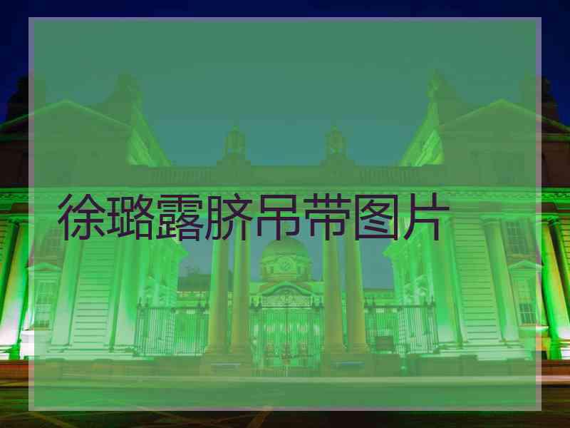 徐璐露脐吊带图片