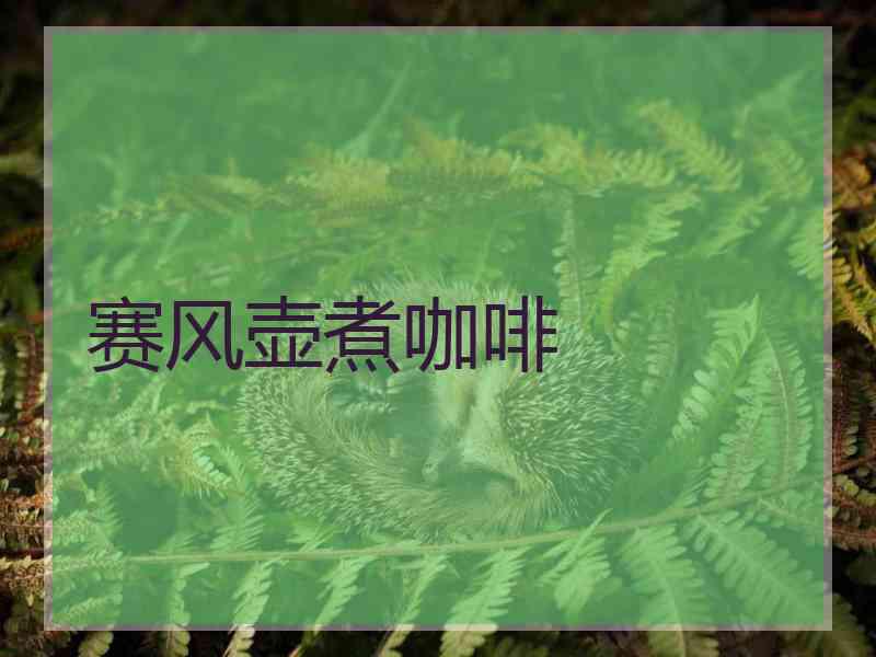 赛风壶煮咖啡