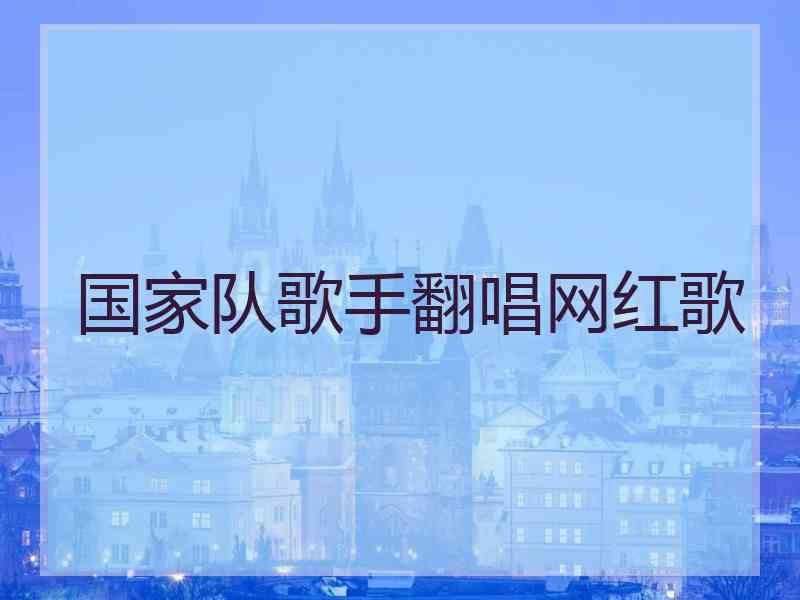 国家队歌手翻唱网红歌