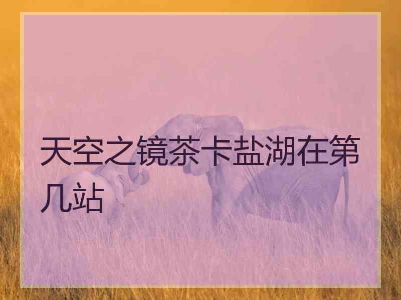 天空之镜茶卡盐湖在第几站