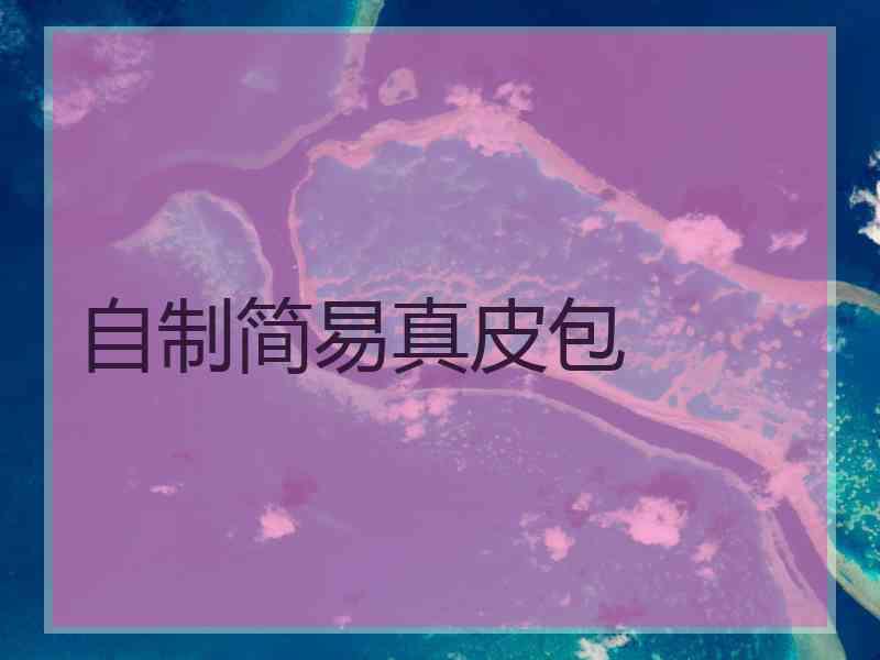 自制简易真皮包 自制简易真皮包