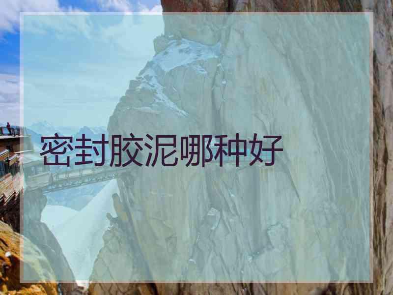 密封胶泥哪种好