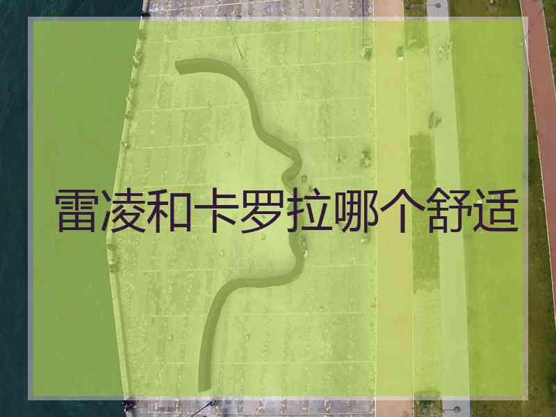 雷凌和卡罗拉哪个舒适 雷凌和卡罗拉哪个舒适