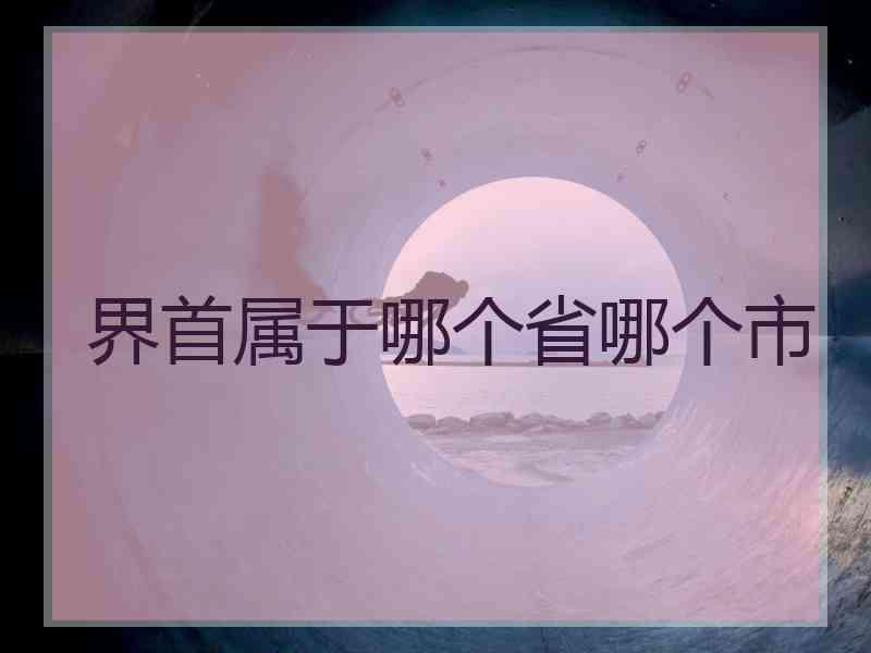 界首属于哪个省哪个市