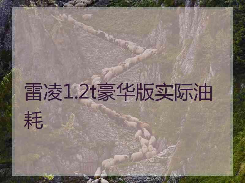 雷凌1.2t豪华版实际油耗