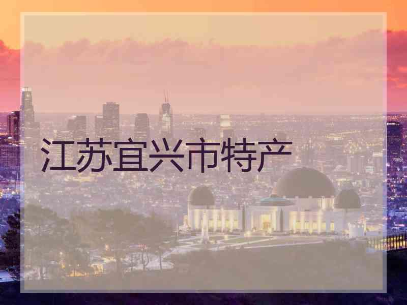江苏宜兴市特产