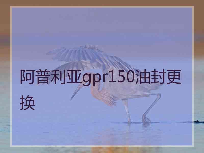 阿普利亚gpr150油封更换